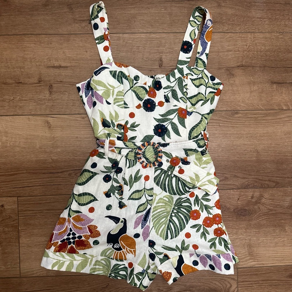 House of Harlow 1960 Floral Print Jumpsuit